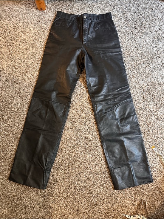 J palo Other - Women’s Vintage J.Palo Black Leather Pants. Classic Straight Fit